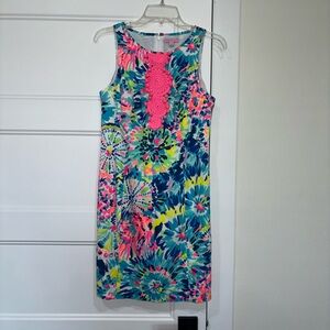 Lilly Pulitzer Adara shift dress in Dive In print size 0